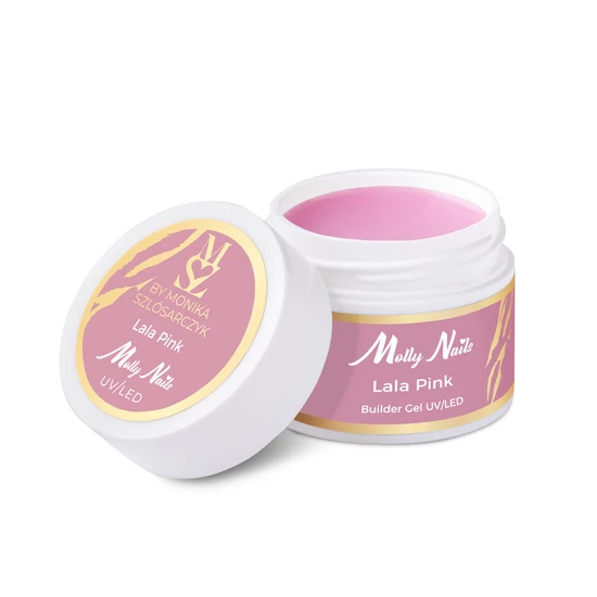Molly Nails Builder Salon Gel Lala Pink by Monika Szlósarczyk HEMA/Di-HEMA Free 15g