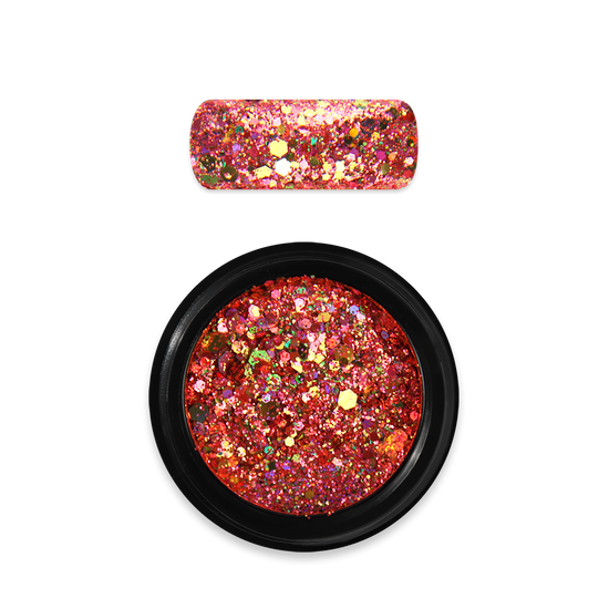 Moyra Holo glitter mix No.21 Narancs
