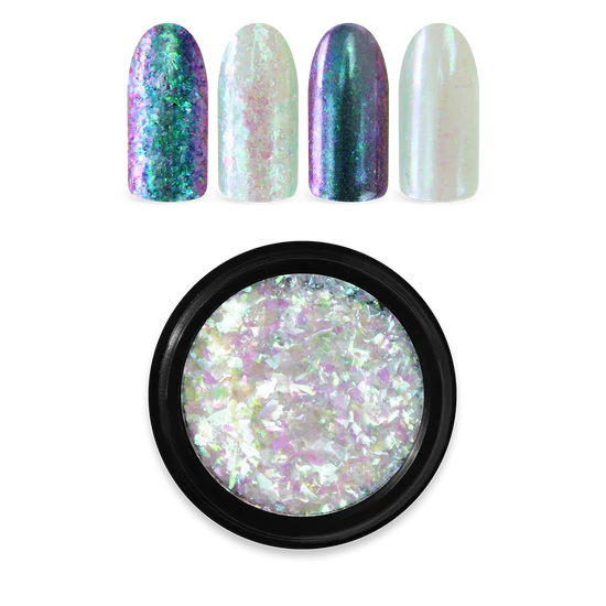 Moyra Rainbow Flakes Green