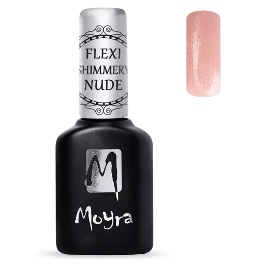 Moyra Lakkzselé Flexi Base – Shimmery Nude