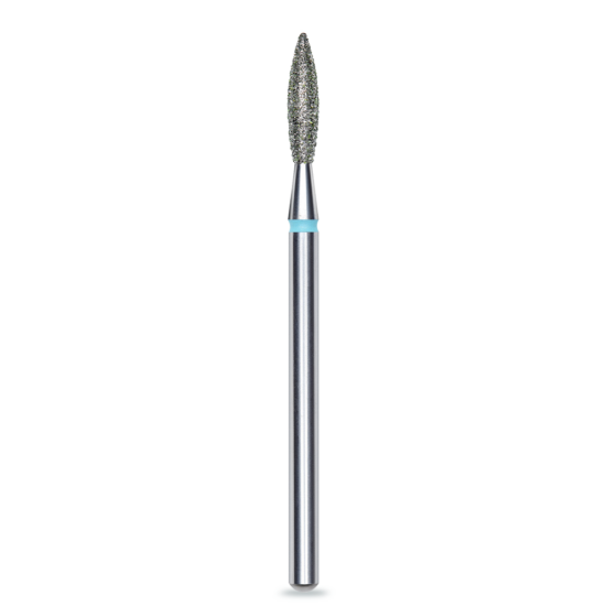 Moyra Staleks FLAME Gyémánt lándzsa csiszolófej, közepes (KÉK) 2.3 mm/10mm