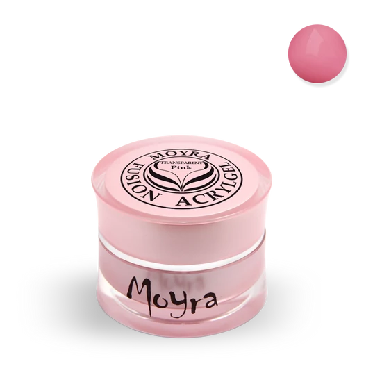 Moyra Fusion Acrylgel Transparent Pink 5g  tégely