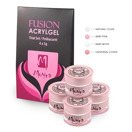 Moyra Fusion Acrylgel Baby Boomer Próbaszett