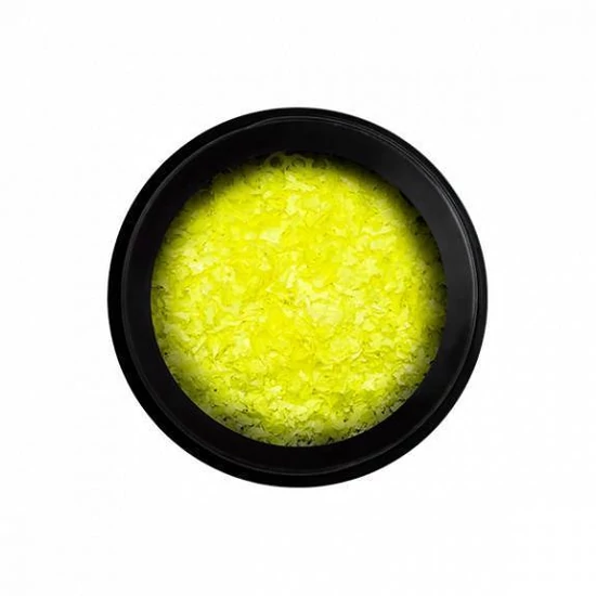 Perfect Nails Neon Flakes - Yellow