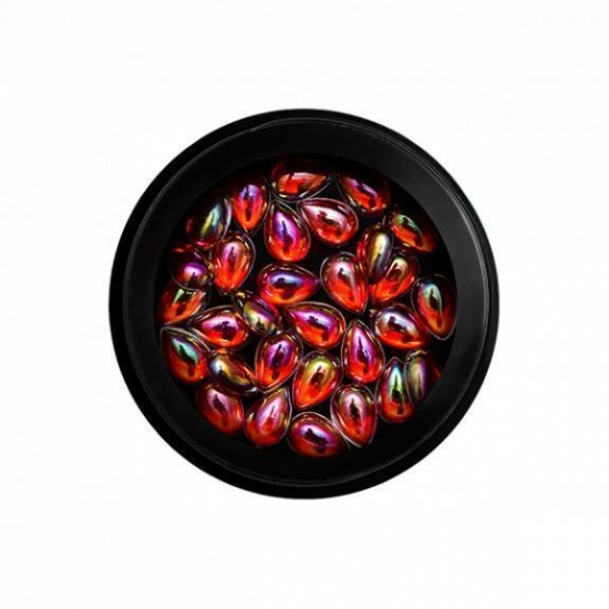 Perfect Nails 3D Holo Drops - piros