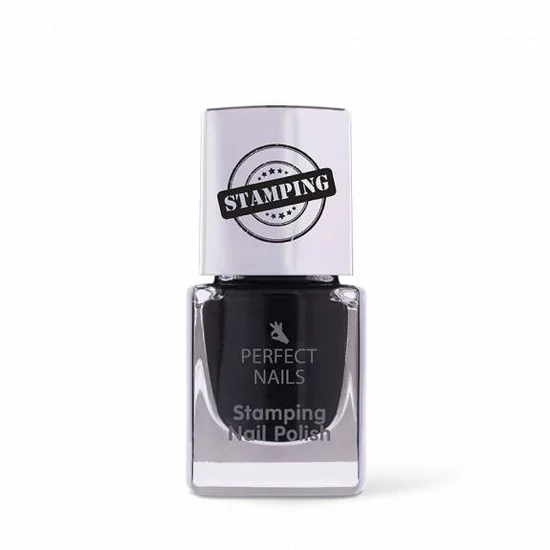 Perfect Nails Nyomdalakk 001 - Fekete