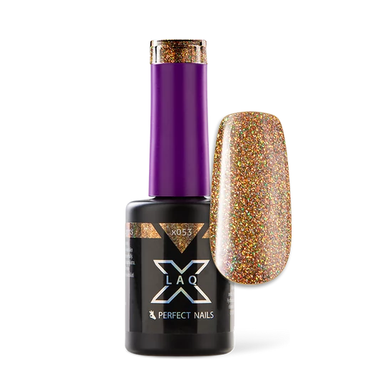 Perfect Nails LacGel LaQ X Gél Lakk 8ml - Golden Lights X053 - Flash Reflect 2