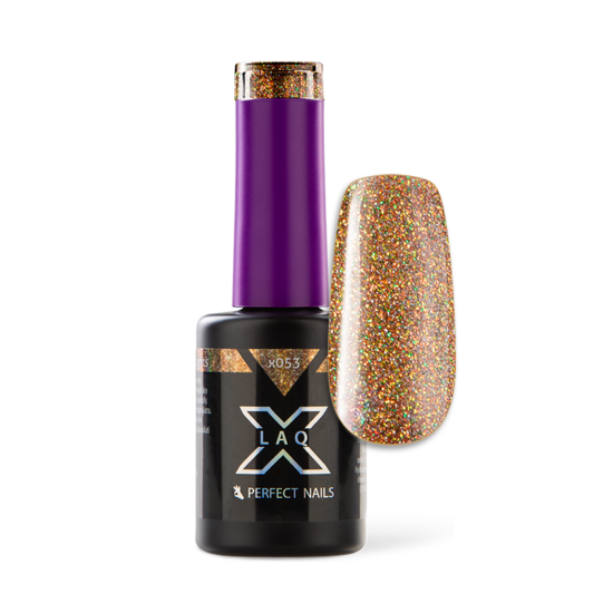 Perfect Nails LacGel LaQ X Gél Lakk 8ml - Golden Lights X053 - Flash Reflect 2