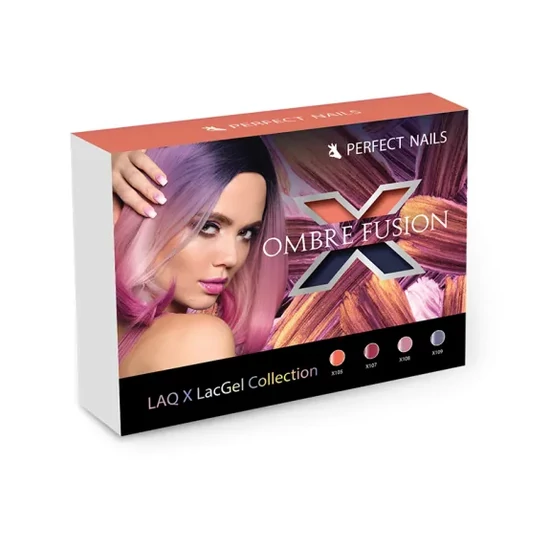 Perfect Nails LacGel LaQ X - Ombre Fusion Gél Lakk Szett 4*4ml