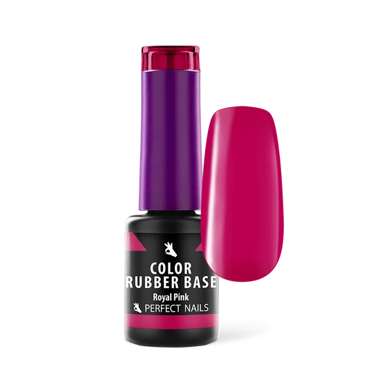 Perfect Nails  Color Rubber Base Gel - Színezett Alapzselé 4ml - Royal Pink
