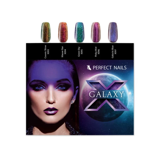 Perfect Nails LacGel LAQ X Galaxy Gél Lakk Szett Színpaletta
