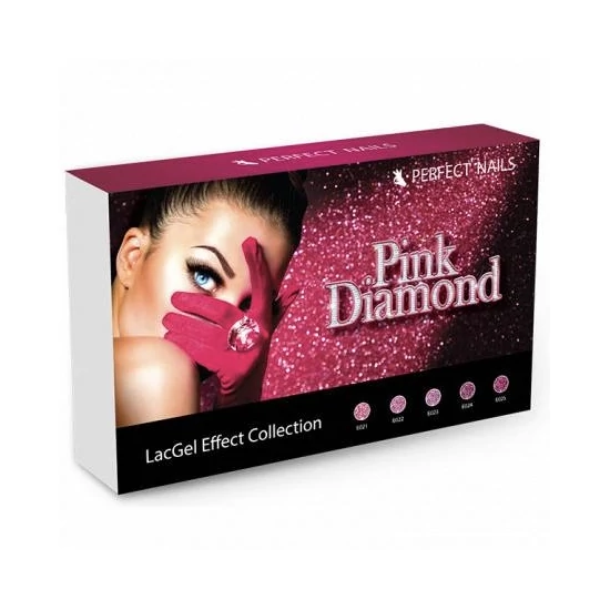 Perfect Nails LacGel Effect - Pink Diamond Gél Lakk Szett 5x8ml