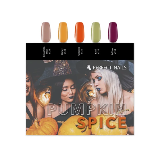 Perfect Nails LacGel Plus Pumpkin Spice Gél Lakk Szett Színpaletta