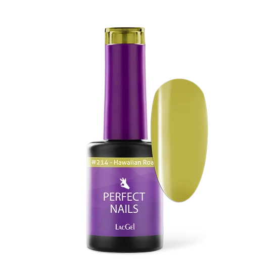 Perfect Nails LacGel 214 Gél Lakk 8ml - Hawaiian Road - Tropical Chaos