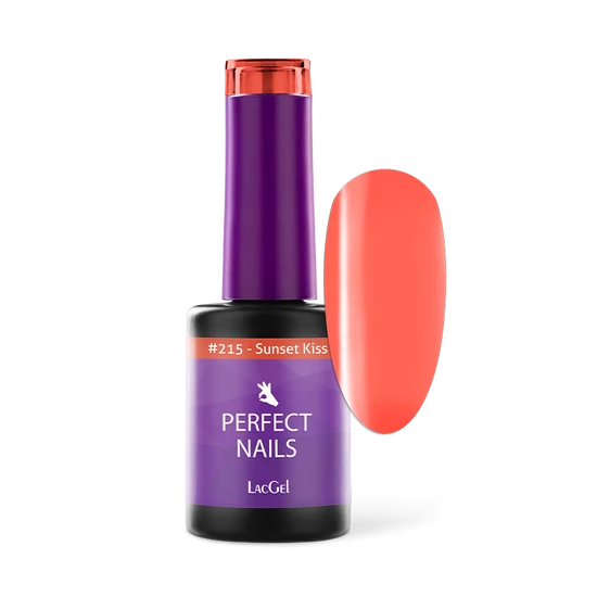 Perfect Nails LacGel 215 Gél Lakk 8ml - Sunset Kiss - Tropical Chaos