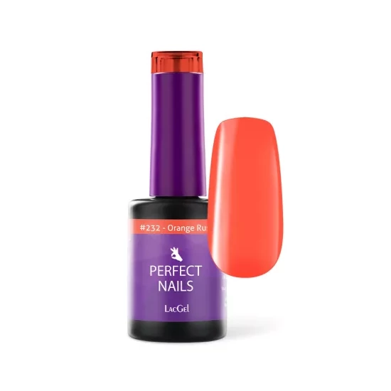 Perfect Nails  LacGel Gél Lakk 8ml - Orange Rust 232
