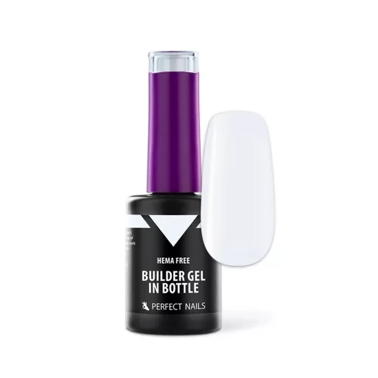 Perfect Nails HEMA FREE Builder Gel in Bottle - Színezett üveges építőzselé 8ml - Latte White