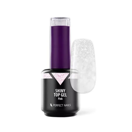 Perfect Nails Shiny Top Gel - Soft Silver - 15ml