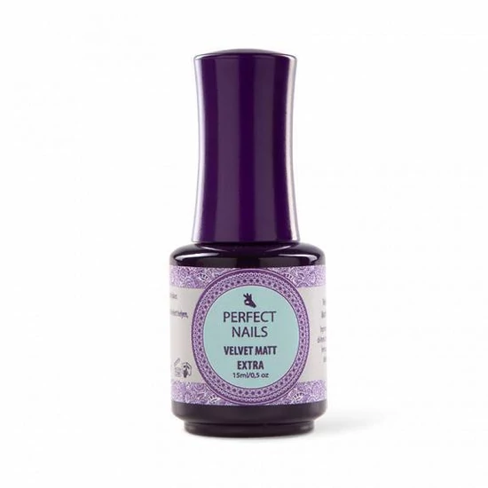 Perfect Nails Velvet Matt Extra fedőzselé 15ml