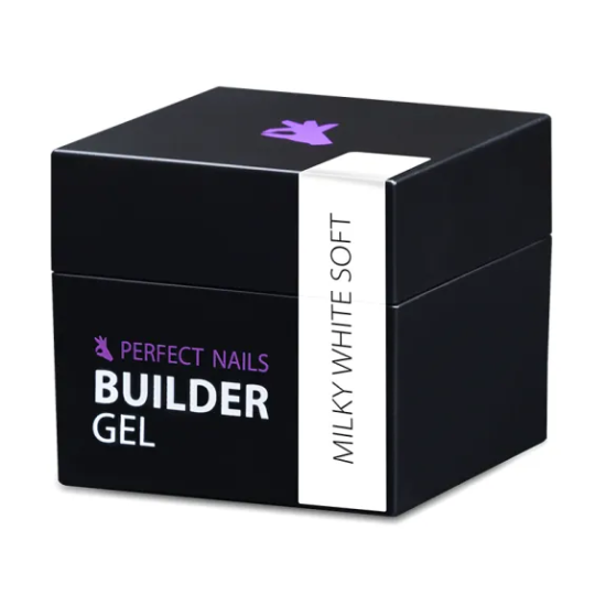 Perfect Nails Milky White Soft Builder Gel - Építő Zselé 50g