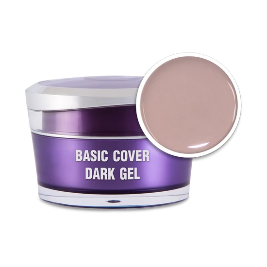 Perfect Nails Basic Cover Dark Gel - körömágyhosszabbító zselé 15g