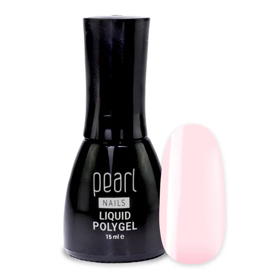 Pearl Nails Liquid Polygel - Blush Pink - Üveges, könnyed, rózsaszín