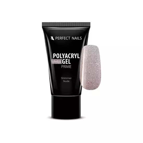 Perfect Nails PolyAcryl Gel Prime - Tubusos PolyGel 15g - Shimmer Nude