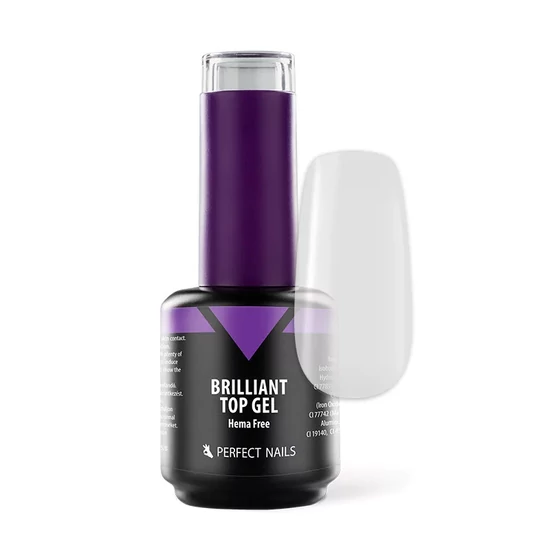 Perfect Nails Brillant Top Gel - HEMA mentes fényzselé 15ml