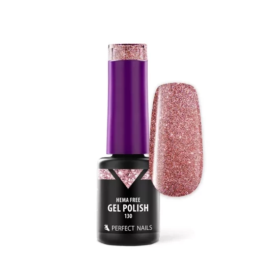  Perfect Nails HEMA FREE Gél Lakk 130 Glam Rose 4ml