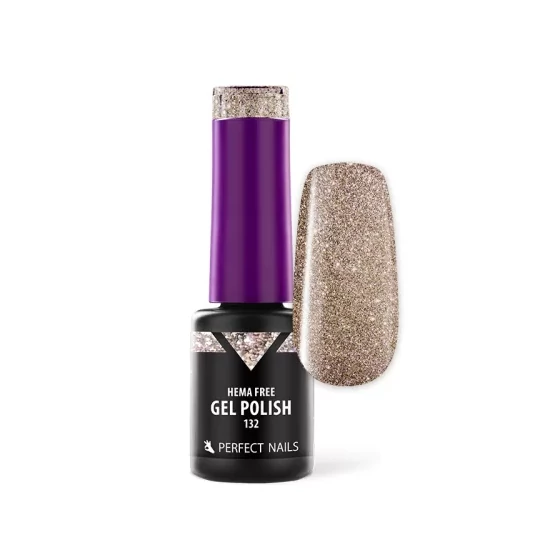  Perfect Nails HEMA FREE Gél Lakk 132 Glam Bronze  4ml