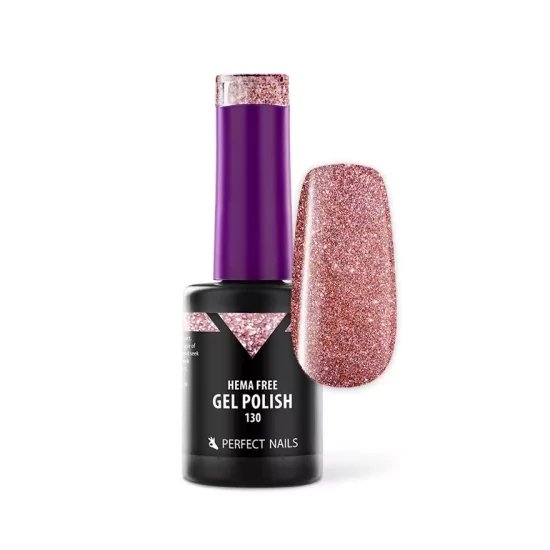  Perfect Nails HEMA FREE Gél Lakk 130 Glam Rose 8ml
