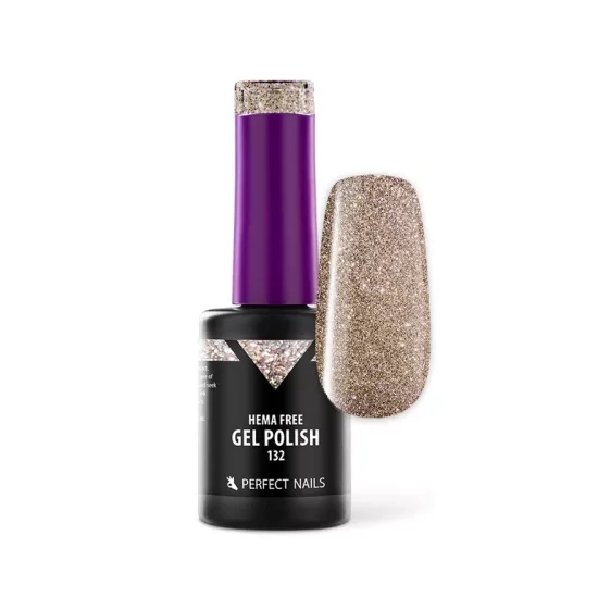  Perfect Nails HEMA FREE Gél Lakk 132 Glam Bronze 8ml