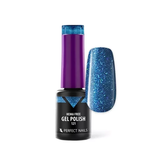  Perfect Nails HEMA FREE Gél Lakk 121 Nordic Blue 4ml