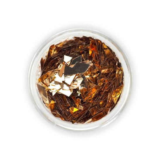 Pearl Füstfólia pehely - bronz