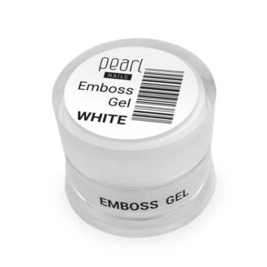 Pearl Emboss Gel - FEHÉR 5ml