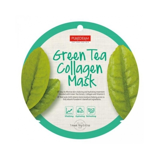 PureDerm Zöld Tea méregtelenítő maszk