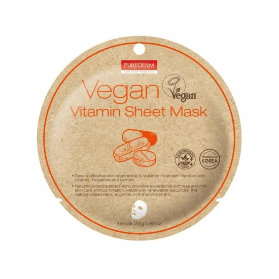 PureDerm 3 az 1-ben Vegan Vitamin maszk