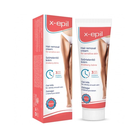 X-Epil Szőrtelenítő krém zabtejjel 100g