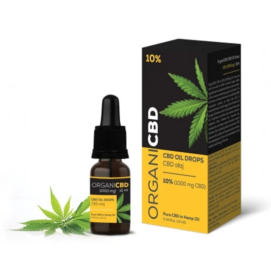 OrganiCBD CBD olaj 10% (1000mg) 10ml