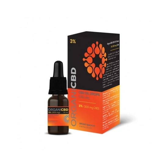 OrganiCBD CBD olaj 3% (300mg) 10ml