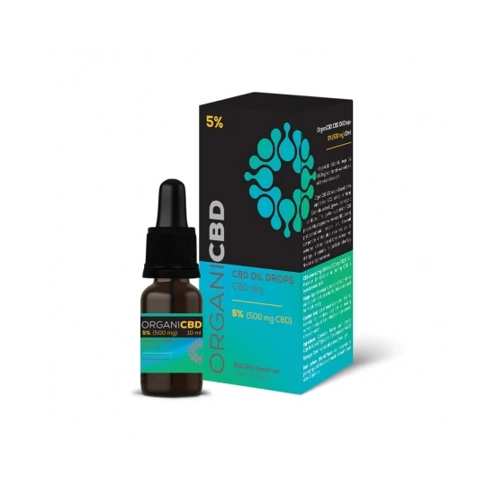 OrganiCBD CBD olaj 5% (500mg) 10ml