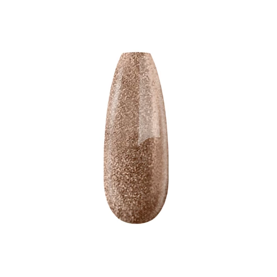 Diamond Nails Gél Lakk 4ml -DN074 - Metál rosegold - Új ecsettel!