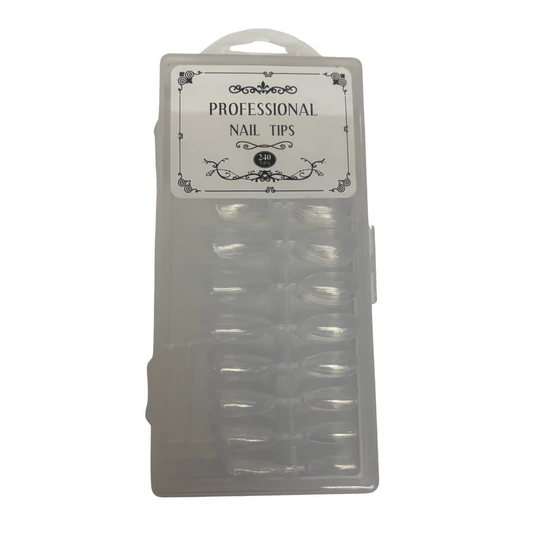 Nail gel tip box - 240db mandula