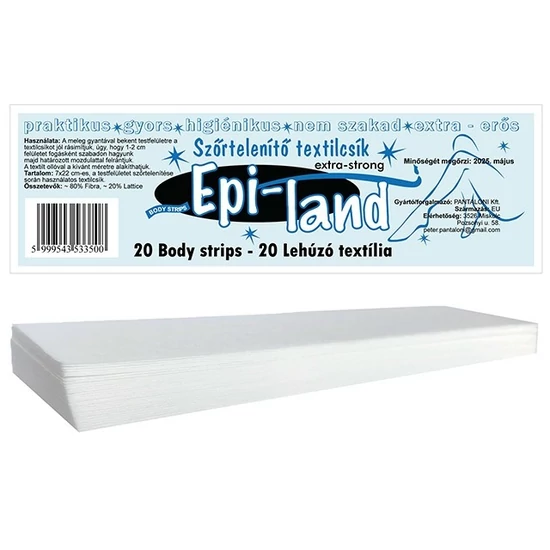 Epi-Land szőrtelenítő textilcsík 20db