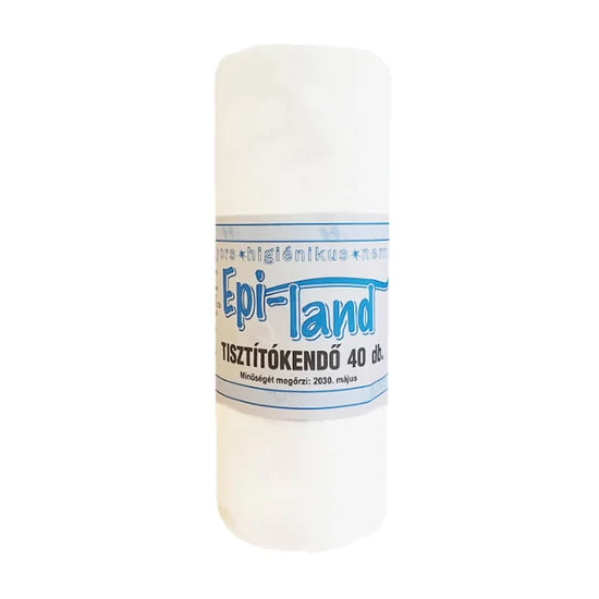 Epi-Land Tisztítókendő 18cmx30cm egyszerhasználatos 40db