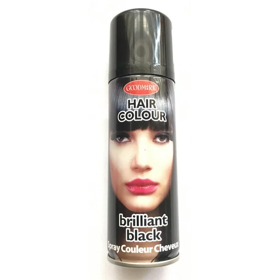 Goodmark Fekete hajszínező spray 125ml
