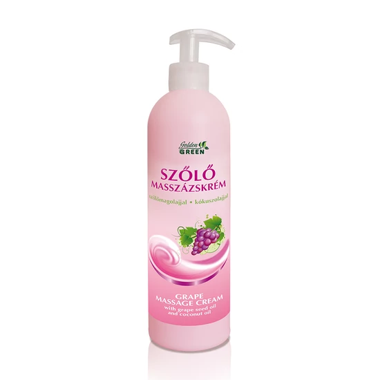 Golden Green Szőlő Masszázskrém kókuszolajjal 500ml