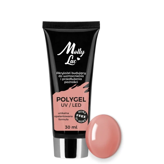 MollyLac Hybrid polyacryl gel -  Pudding 08 - 30ml