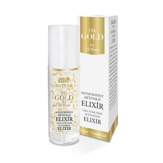 Golden Green Nature 24K Gold Bőrfiatalító Mélytápláló Elixír 30ml