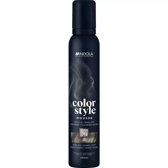Indola sötét hamu színező hab 200ml ( Dark Ash )